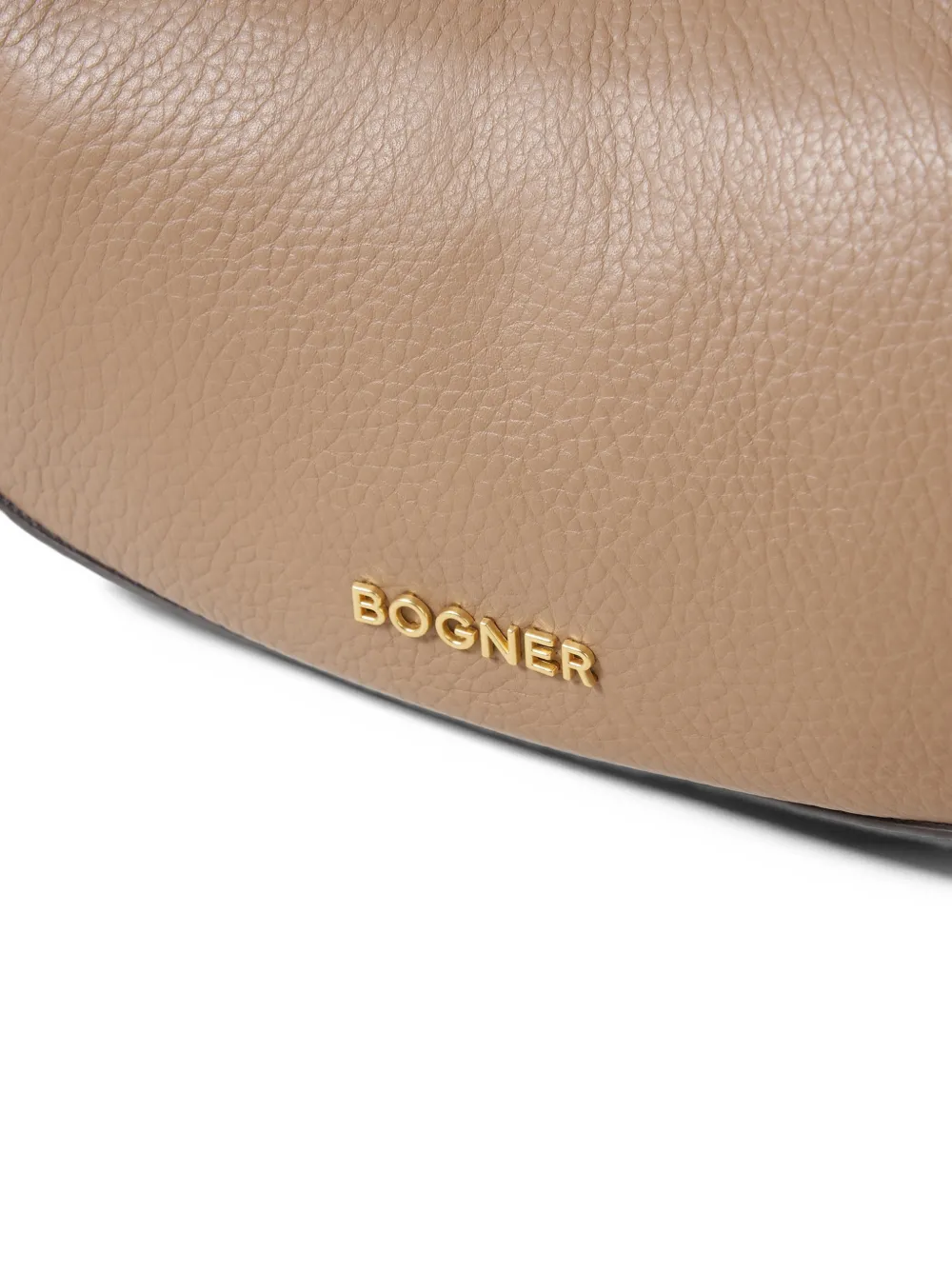 BOGNER small Wallis Kyla leather crossbody bag Beige