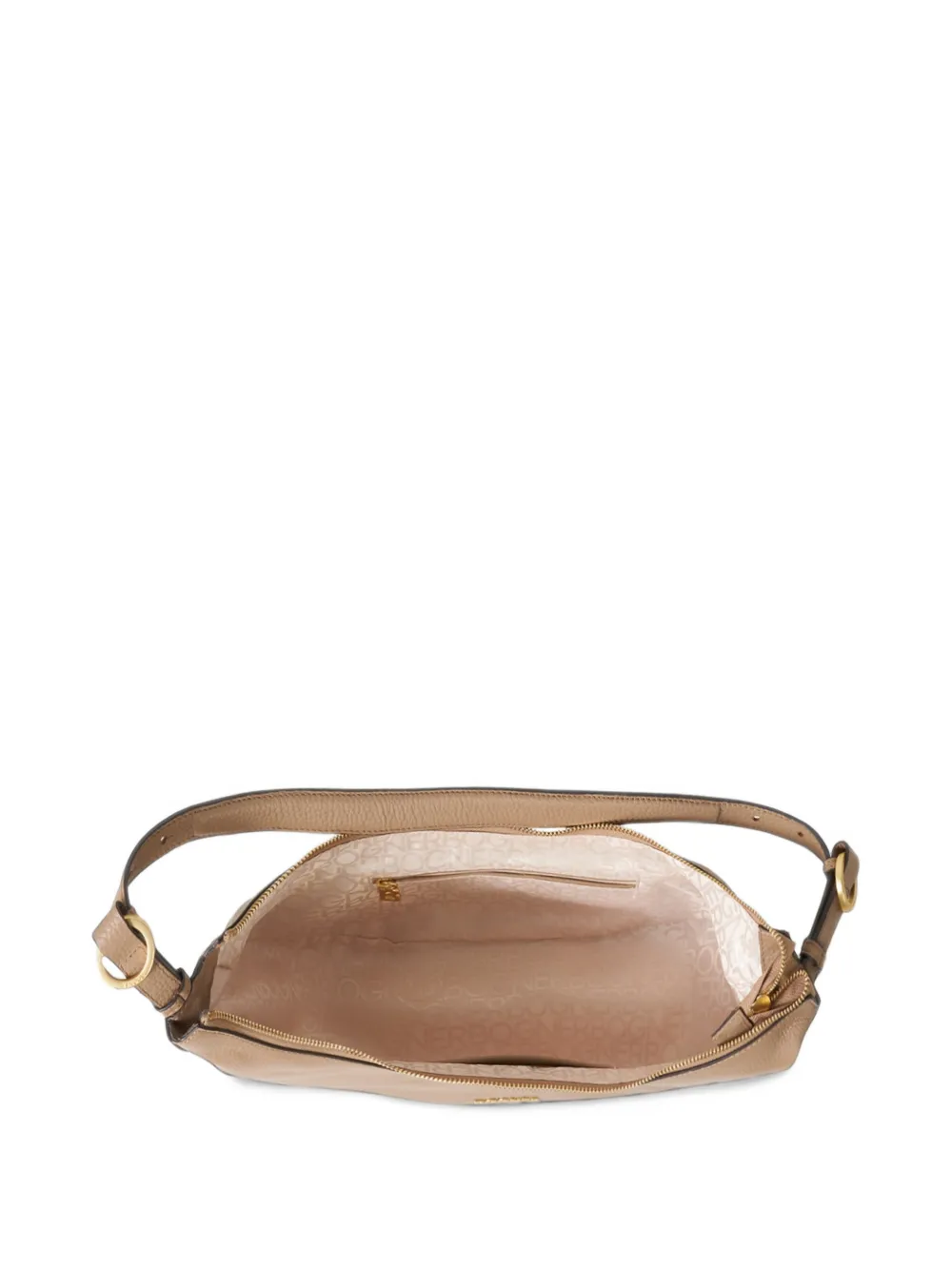 BOGNER small Wallis Kyla leather crossbody bag Beige