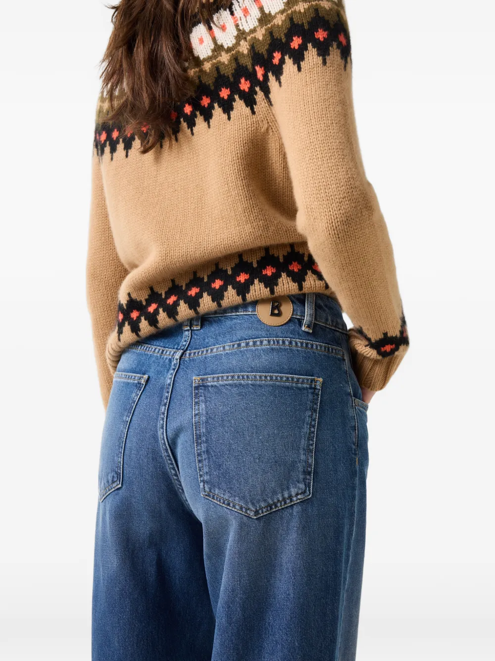 BOGNER Bina barrel-fit jeans Blauw