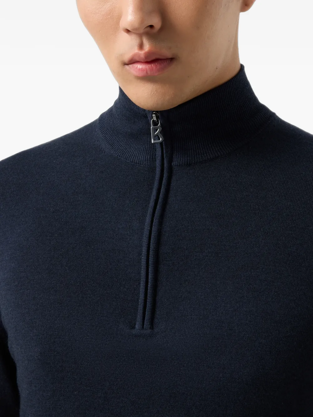 BOGNER Ouri half-zip sweater Blauw