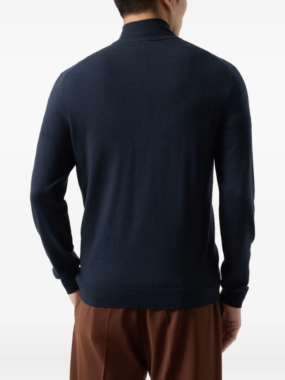 BOGNER Ouri half-zip sweater Blauw