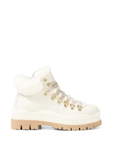 BOGNER Arosa Stiefel aus Leder mit Shearling-Besatz