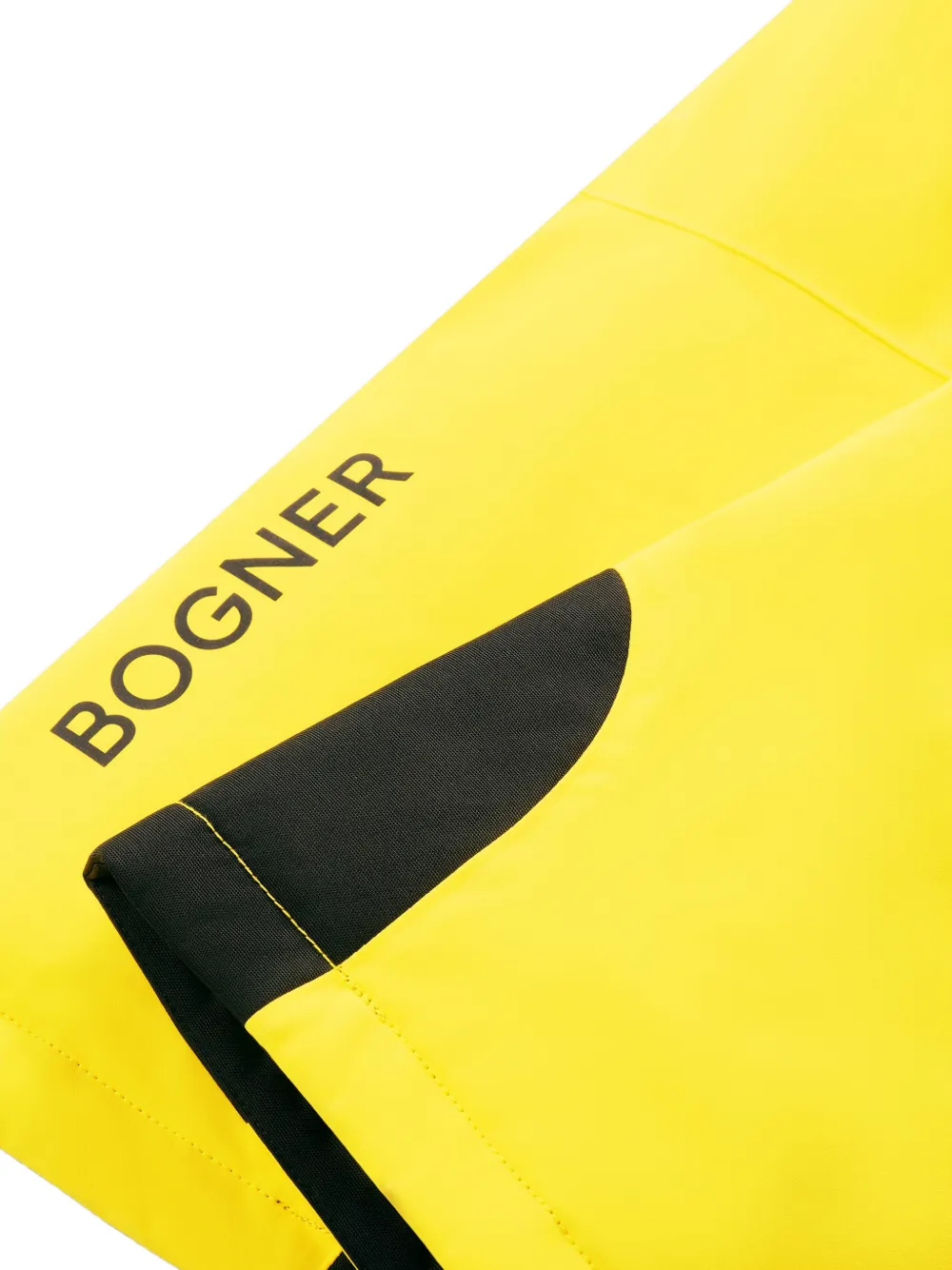 Bogner Kids Yuki logo-strap ski pants Geel