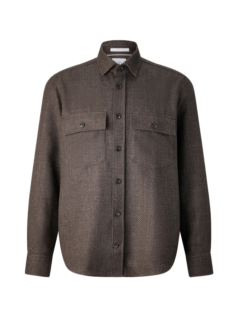 BOGNER Heiko button-down flap-pocket shirt - Braun