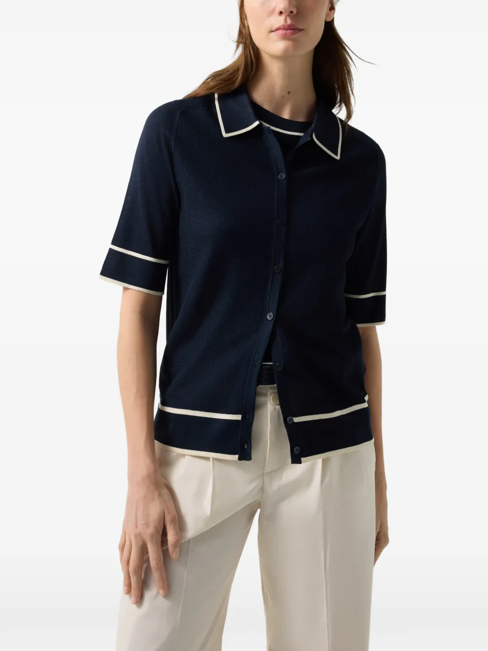 BOGNER Peaches polo-collar shirt Blauw