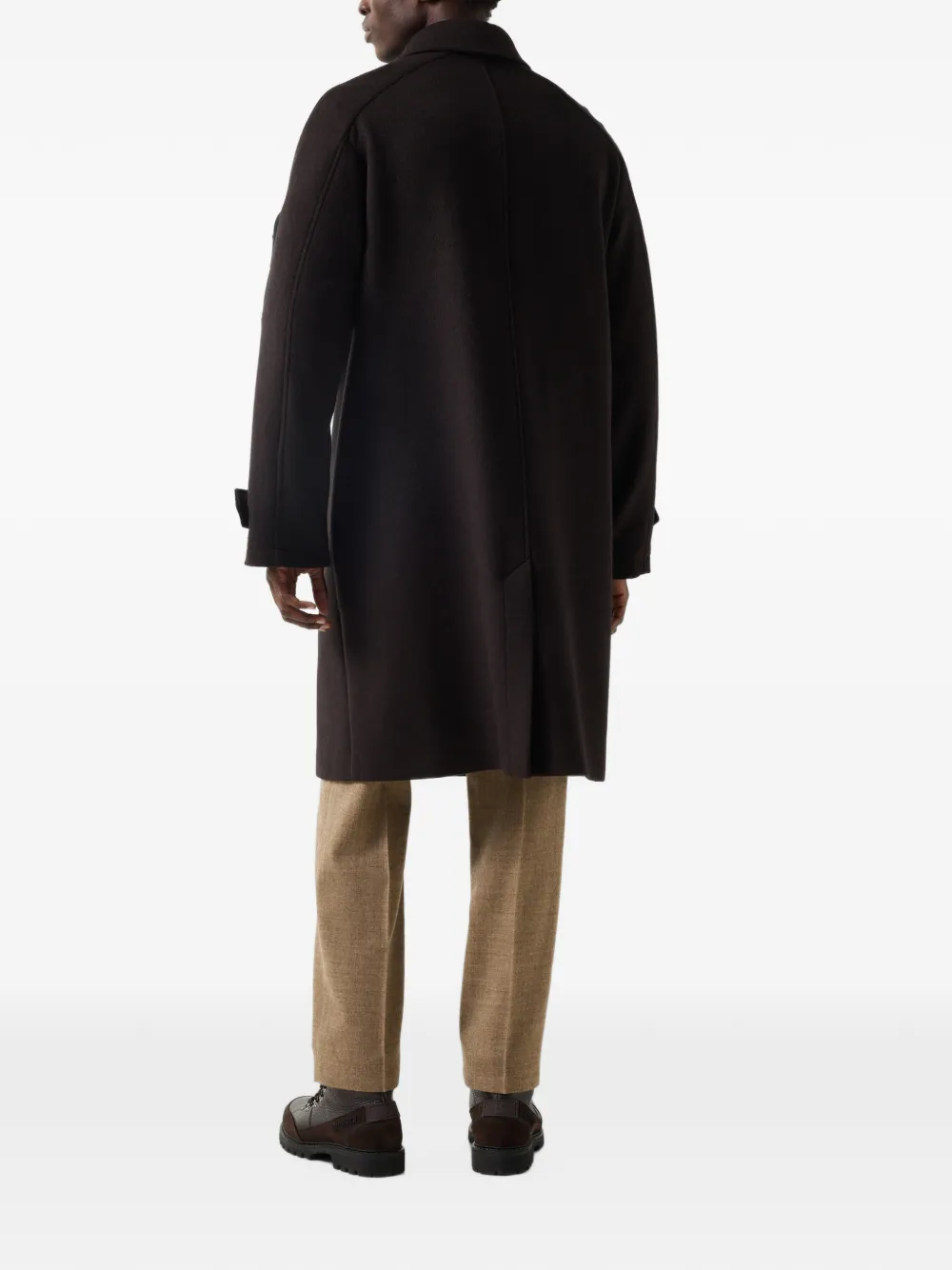 BOGNER Tilo single-breasted coat Bruin
