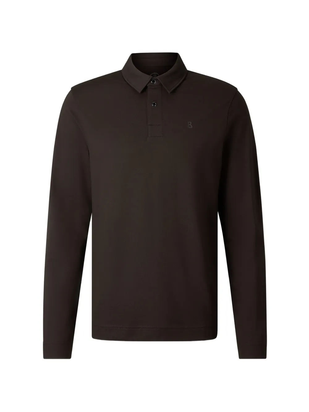 BOGNER Timon long-sleeve polo shirt Bruin
