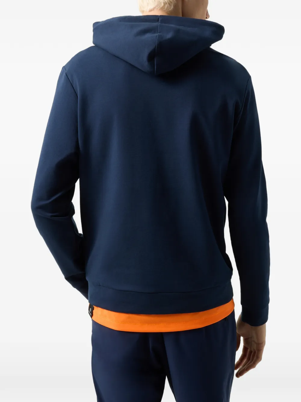 BOGNER FIRE+ICE Cadell logo-print hoodie Blauw