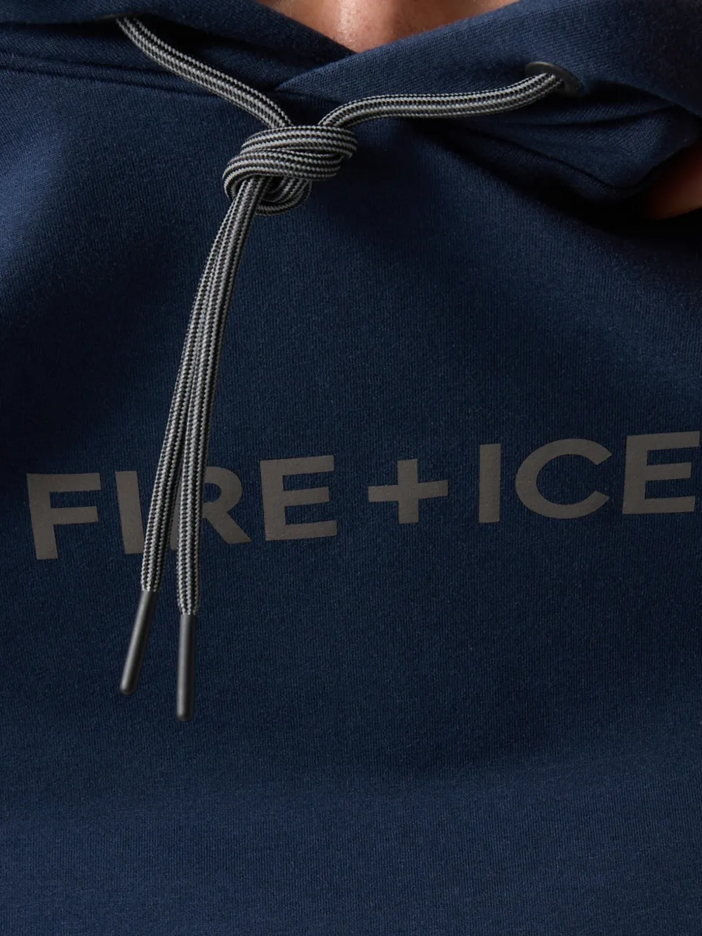 BOGNER FIRE+ICE Cadell logo-print hoodie Blauw