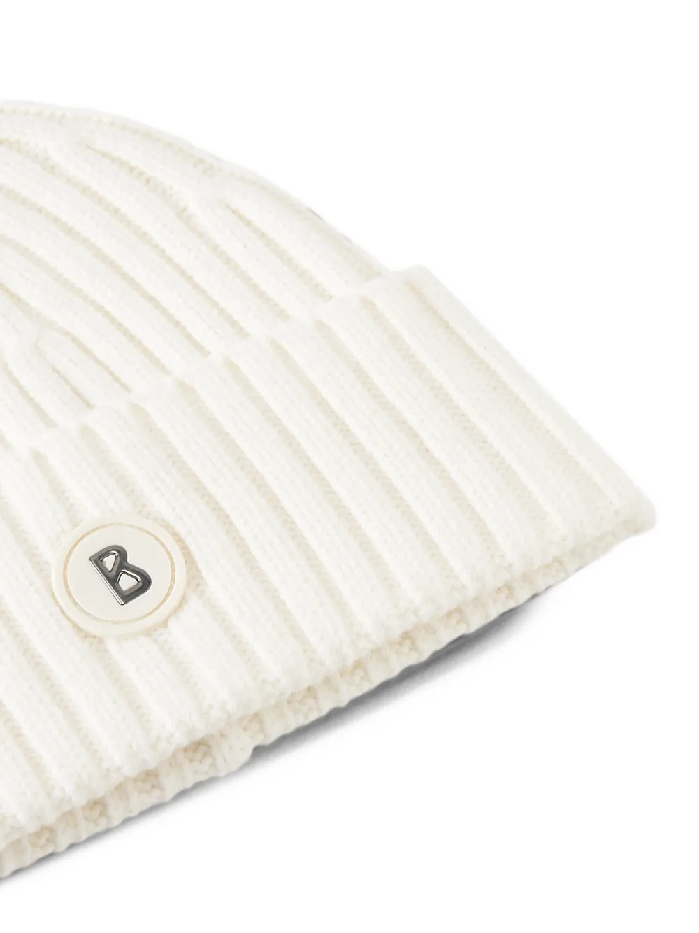 BOGNER Bony logo-patch beanie hat Wit