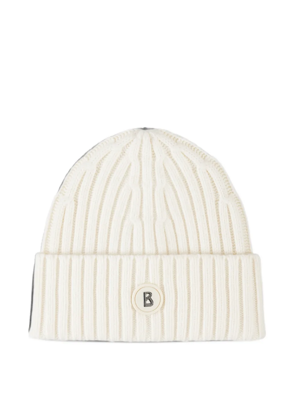 BOGNER Bony logo-patch beanie hat Wit