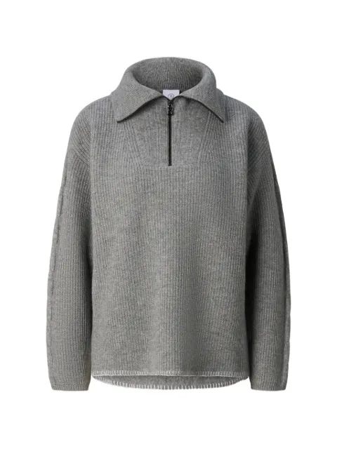 BOGNER Larissa cable-knit zip-up sweater