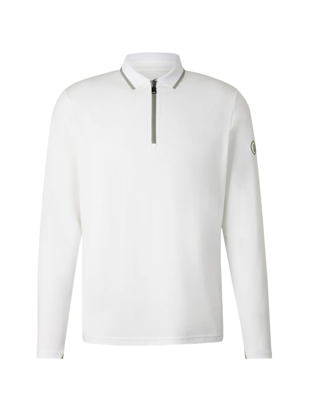 BOGNER Jonah zip-fastening polo shirt Wit