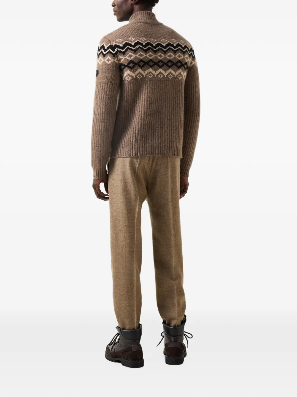 BOGNER Ludi fair isle cashmere sweater Bruin