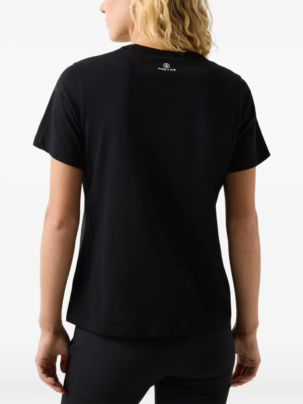 BOGNER FIRE+ICE Zyssa T-shirt met logoprint Zwart