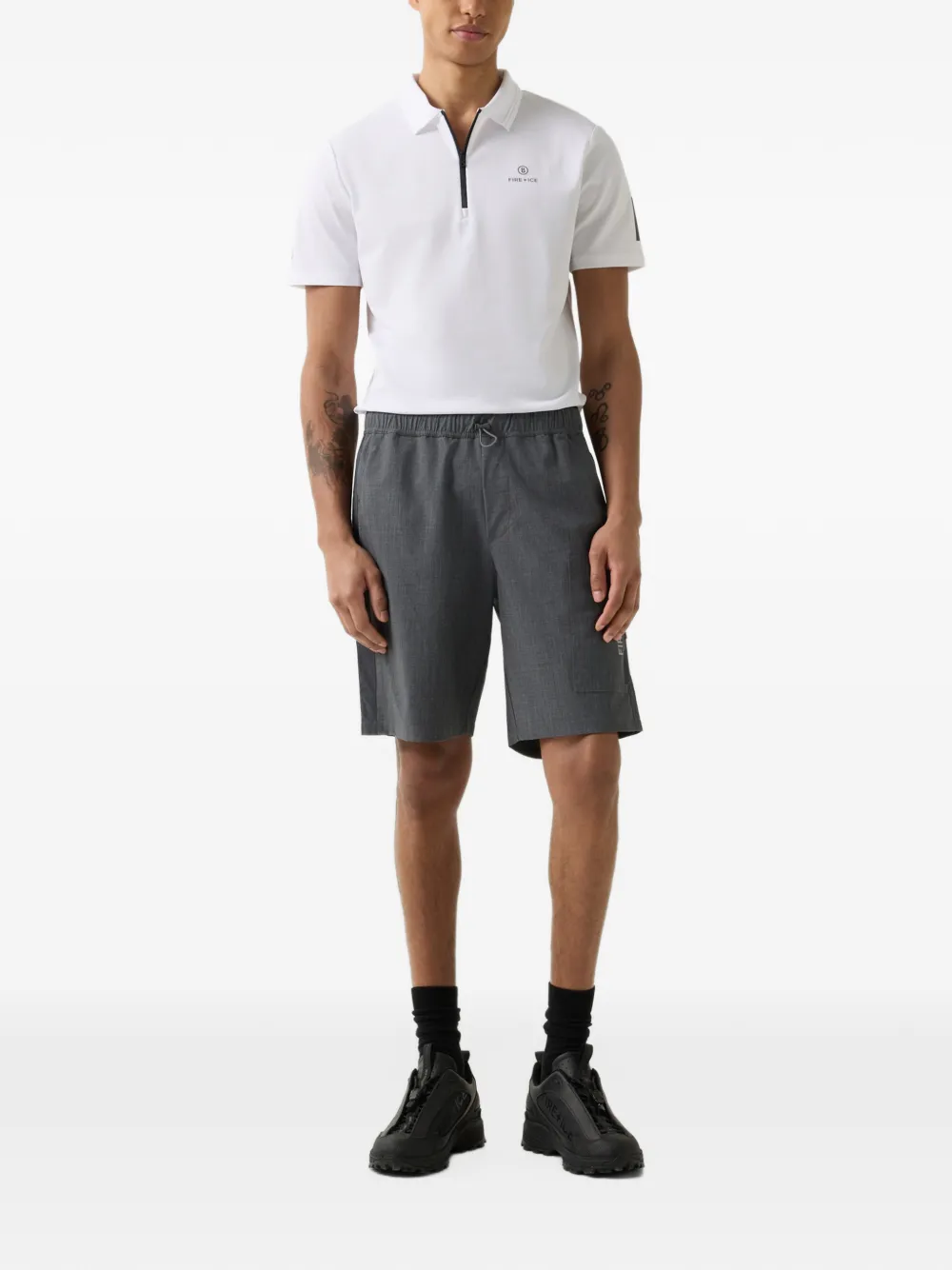 BOGNER FIRE+ICE Mikka logo-print polo shirt Wit