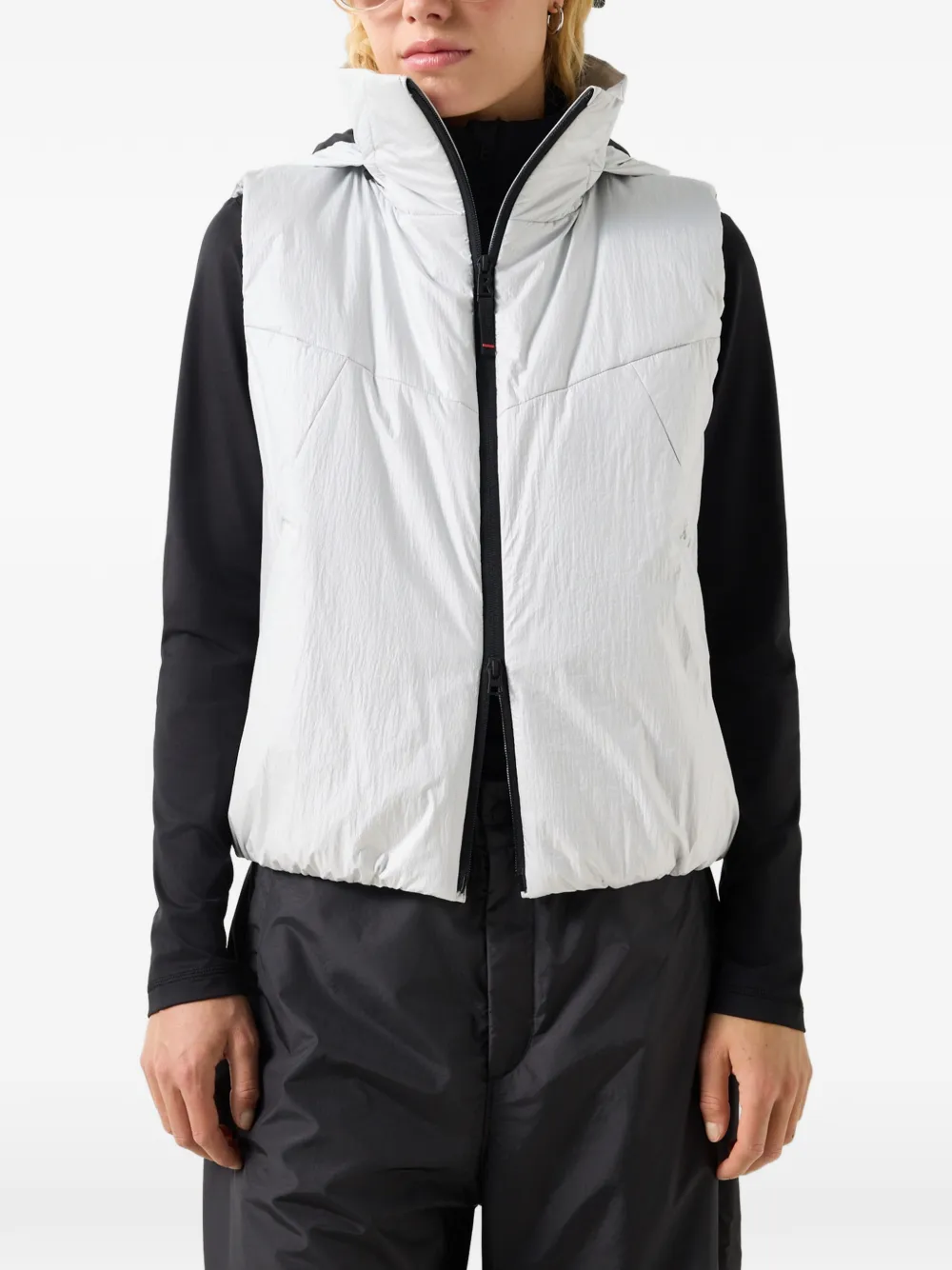BOGNER FIRE+ICE Bonny Weste im Metallic-Look - Grau