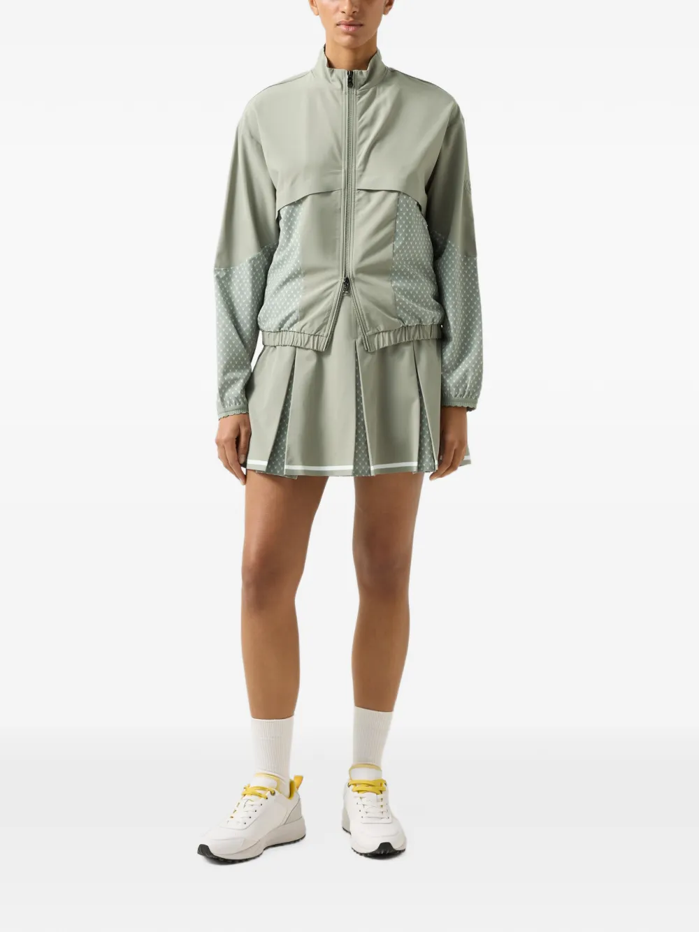 BOGNER Sanne pleated mini skirt Groen