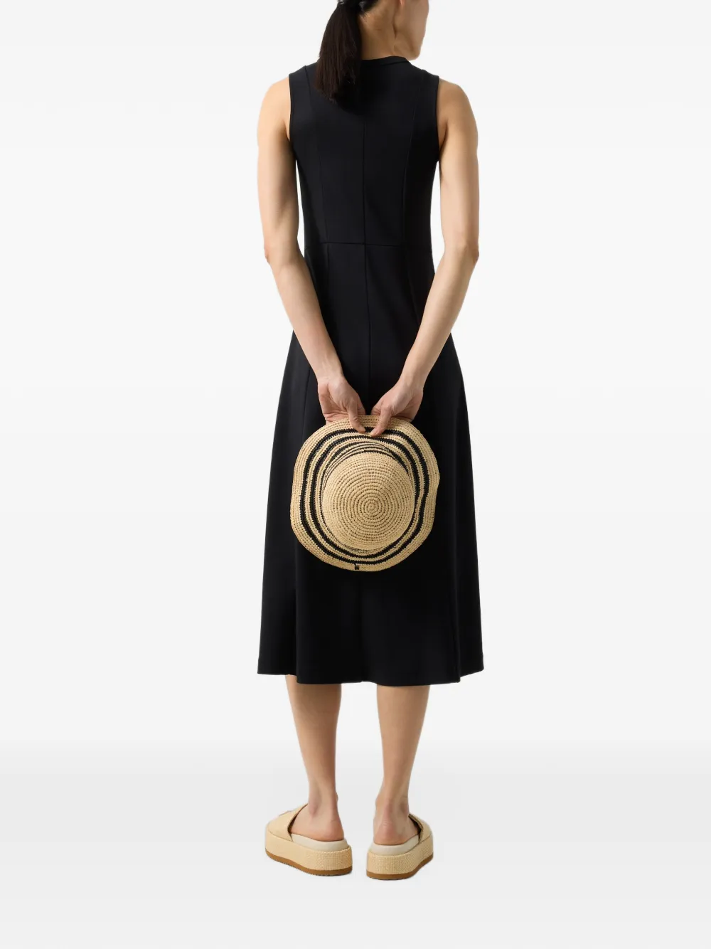 BOGNER Rebecc sleeveless midi dress Zwart