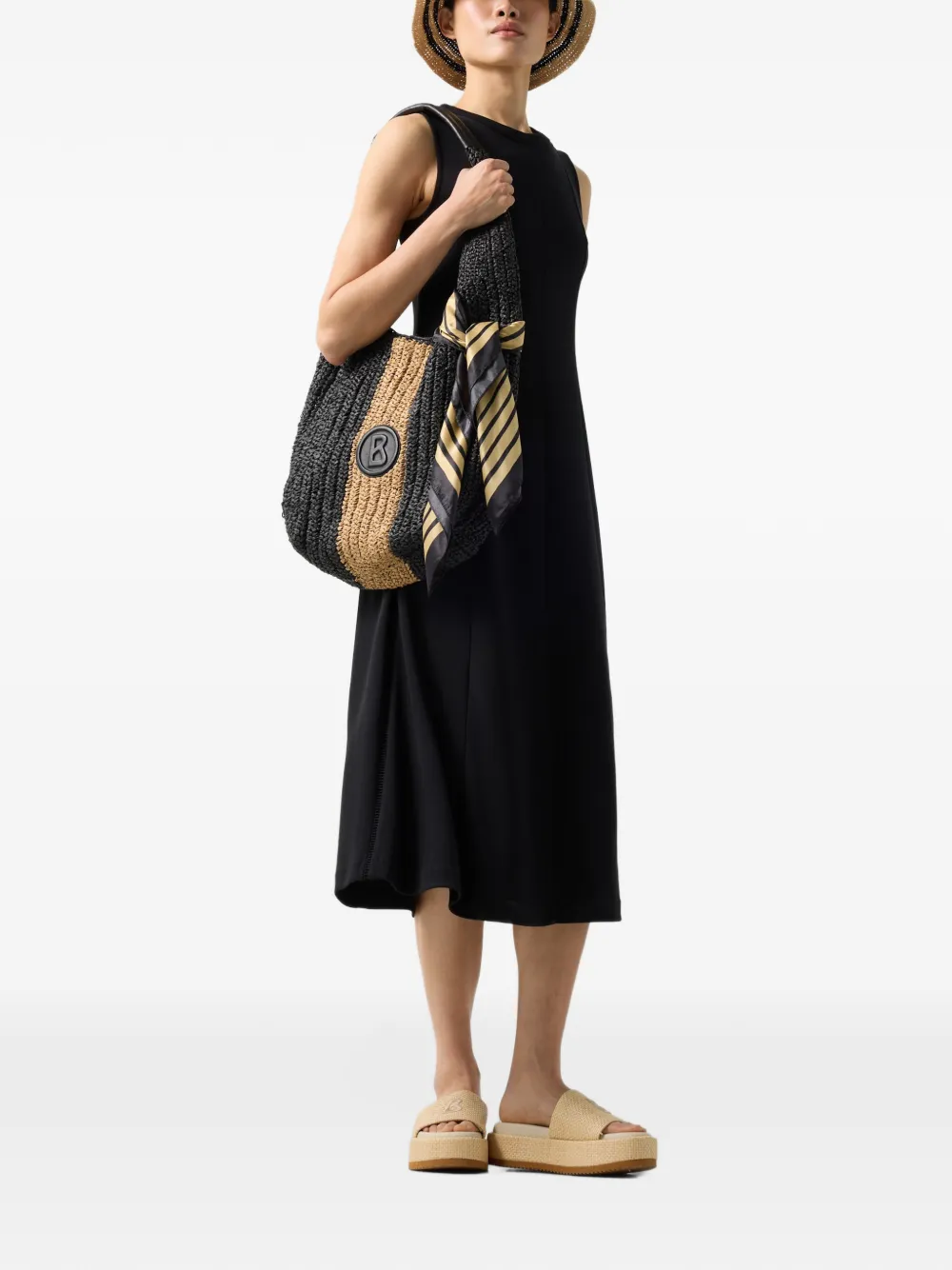 BOGNER Rebecc sleeveless midi dress Zwart
