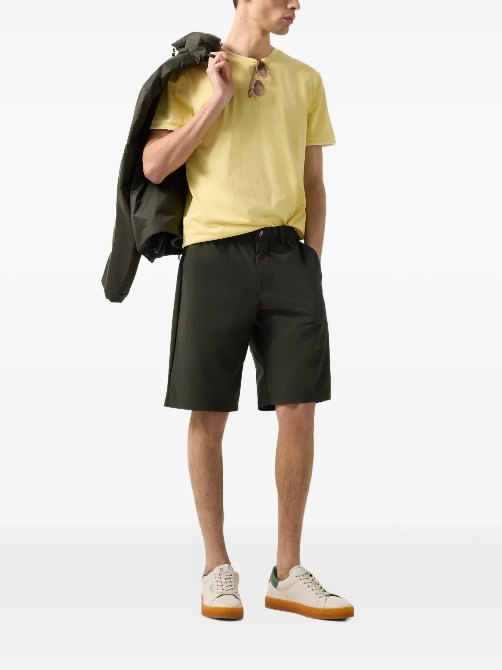 BOGNER Ryan cotton t-shirt Geel