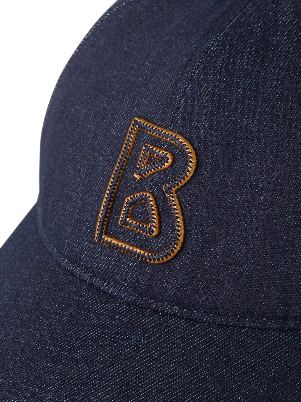 BOGNER Ruthie pet met zes vlakken en logo-stiksel Blauw