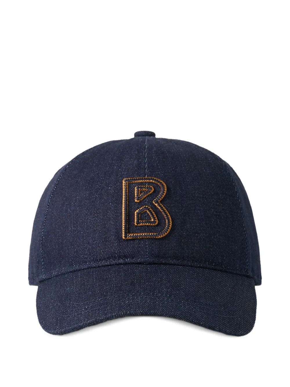 BOGNER Ruthie pet met zes vlakken en logo-stiksel Blauw