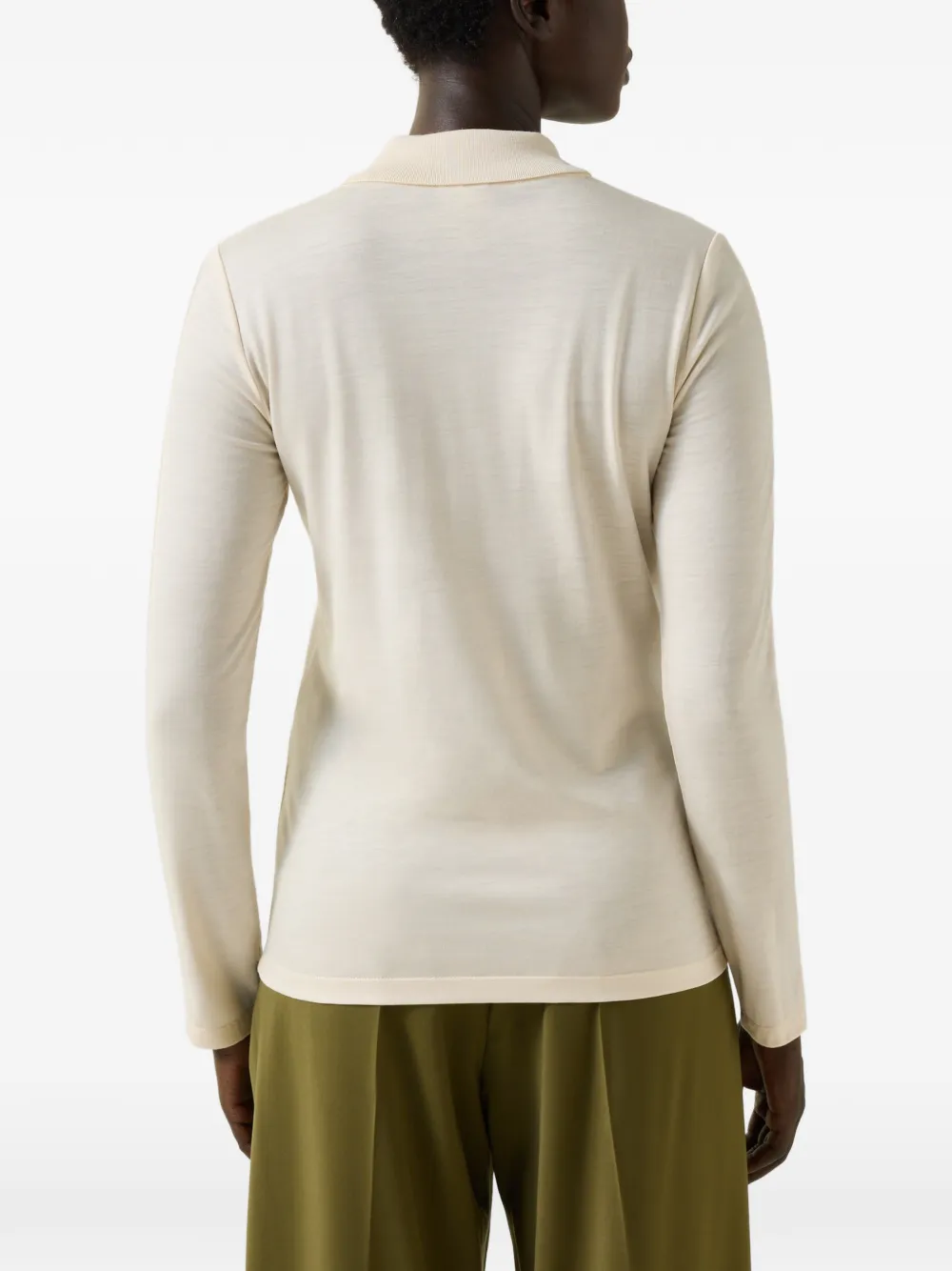 BOGNER Whoopy long-sleeve polo shirt Wit