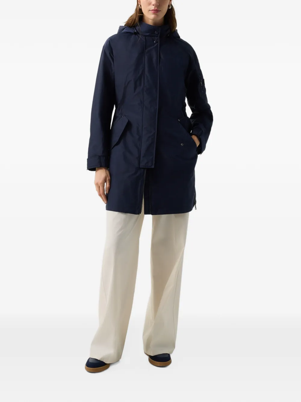 BOGNER Zofia hooded parka Blauw