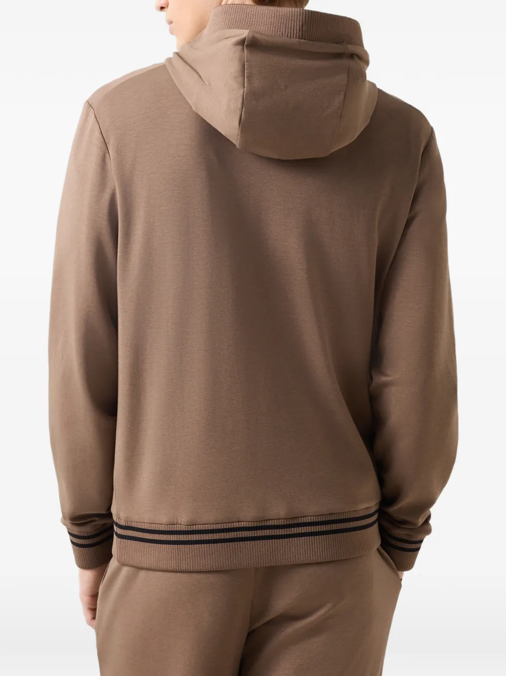 BOGNER Forest drawstring zip-up hoodie Bruin