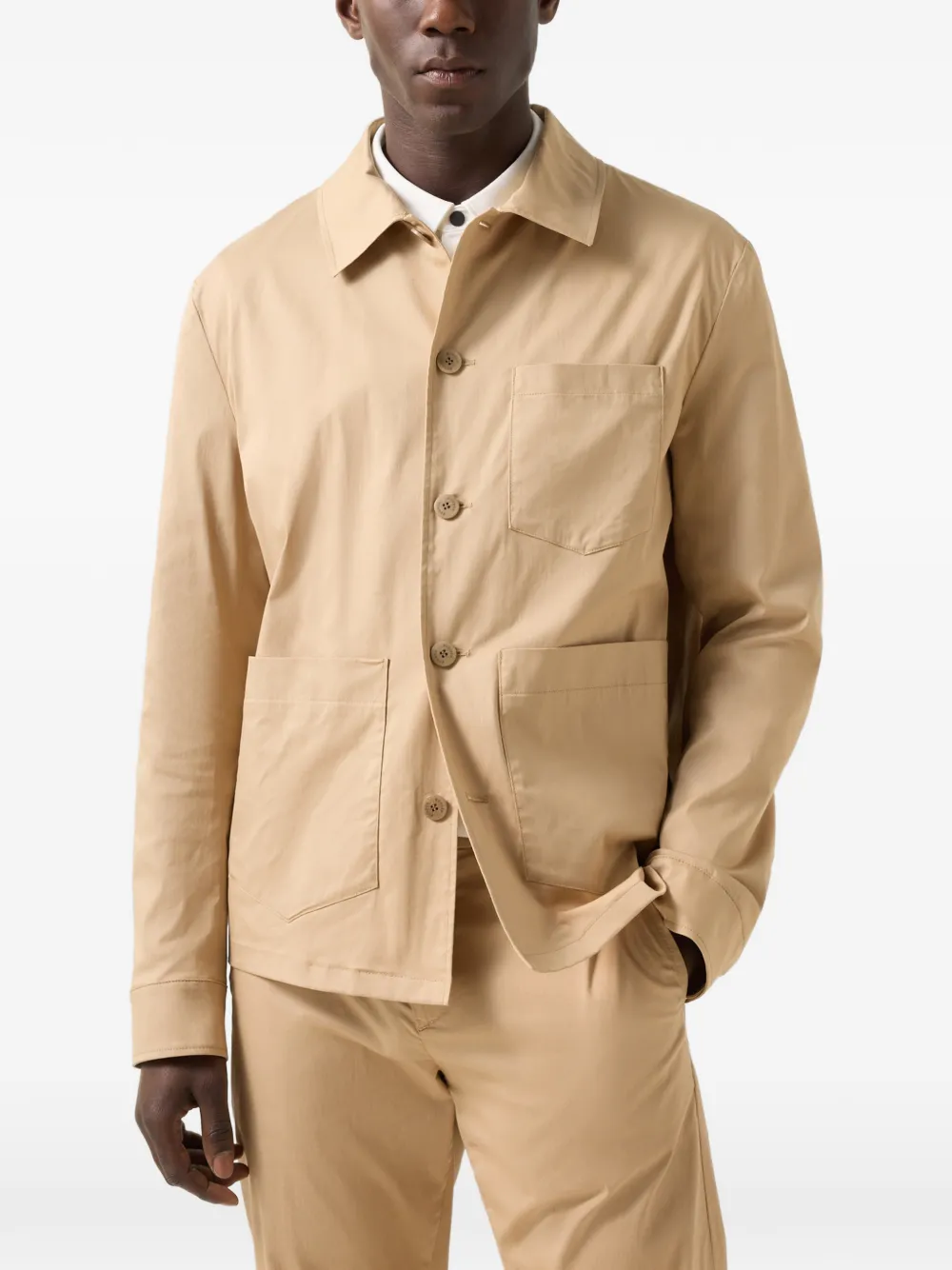 BOGNER Mirco button-up jacket Bruin