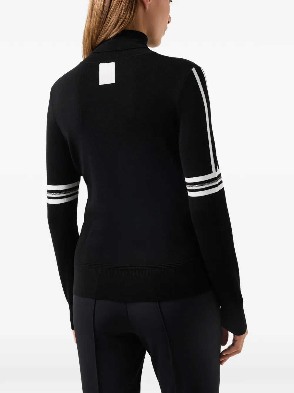 BOGNER Louise trui met streepdetail Zwart