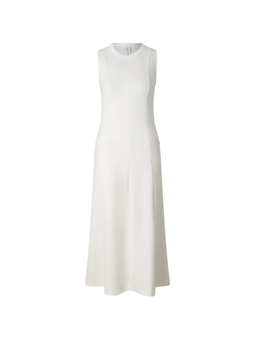 BOGNER embroidered sleeveless midi dress - Weiß