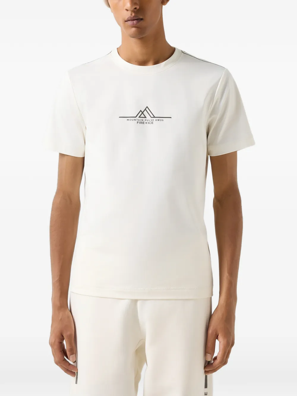 BOGNER FIRE+ICE Gerad logo-print crew-neck T-shirt Wit