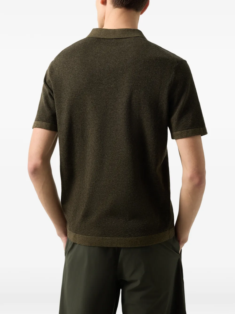 BOGNER Lyon pique-knit T-shirt Groen