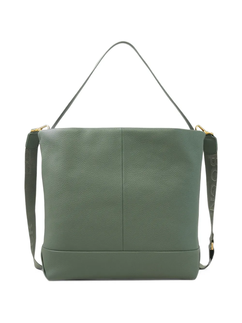 BOGNER Bozen Avni grained leather tote bag Groen