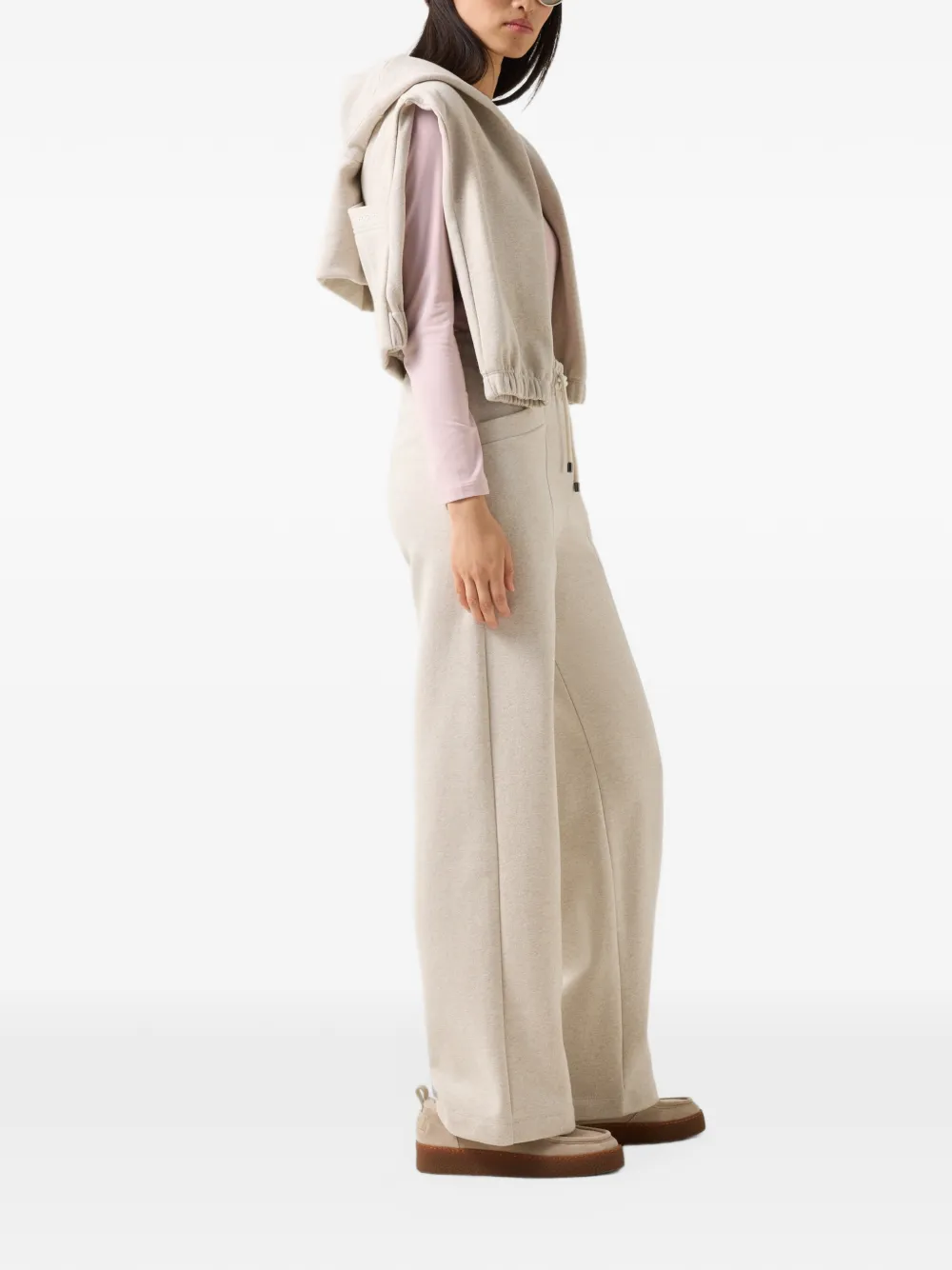 BOGNER Toto wide-leg track pants Wit