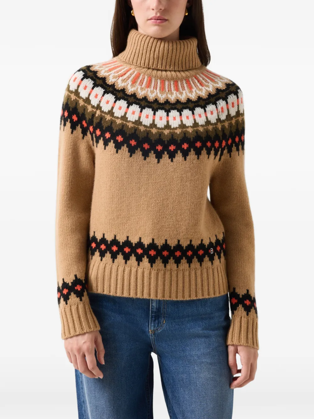BOGNER Ingrid Pullover im norwegischen Stil - Nude