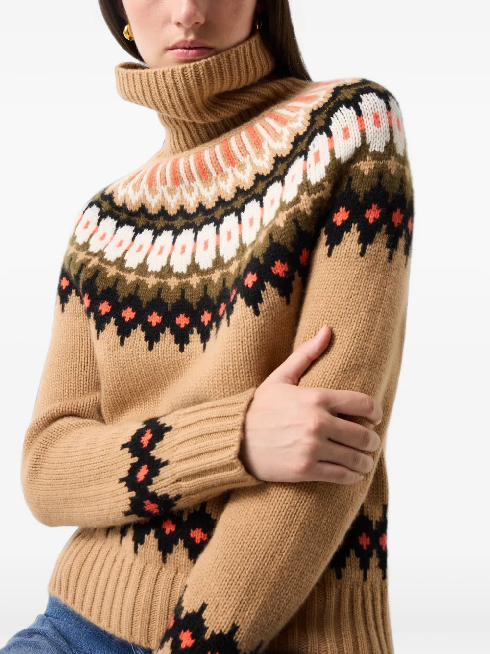 BOGNER Ingrid Norwegian-style sweater Beige