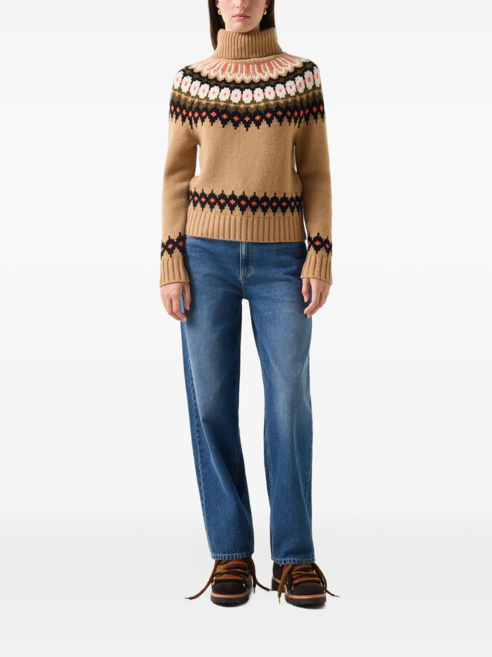 BOGNER Ingrid Norwegian-style sweater Beige