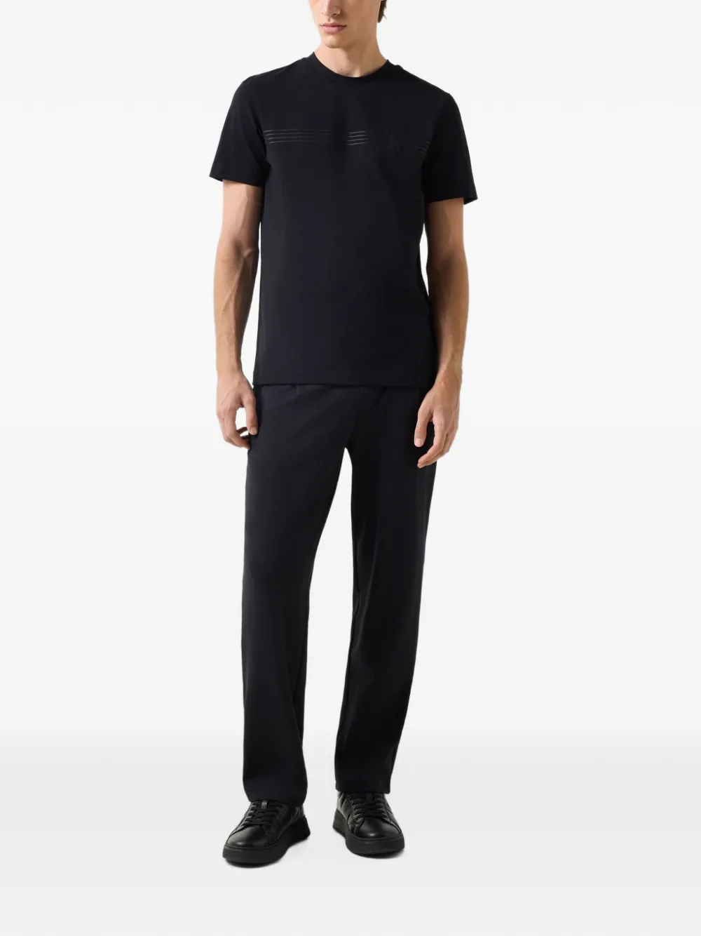 BOGNER Ryan logo-print T-shirt Zwart