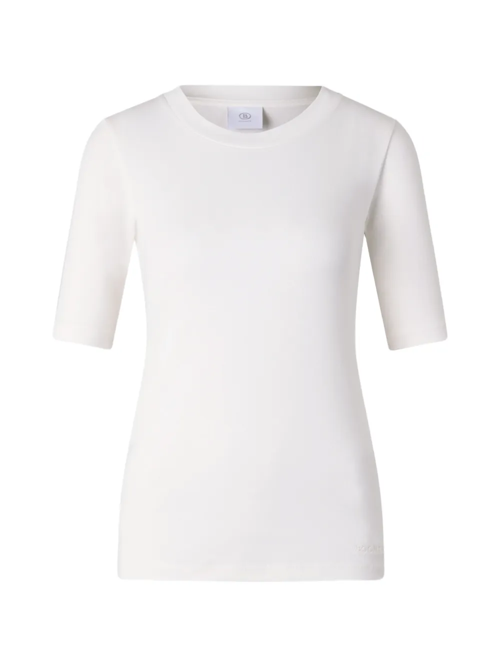 BOGNER Nikini logo-stitch T-shirt Wit