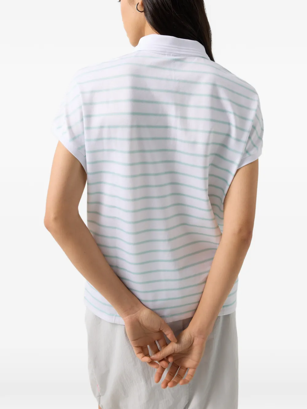 BOGNER FIRE+ICE Gaja striped polo shirt Wit