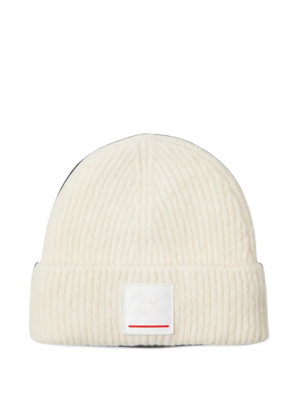BOGNER FIRE+ICE Tuana logo-patch beanie hat Beige