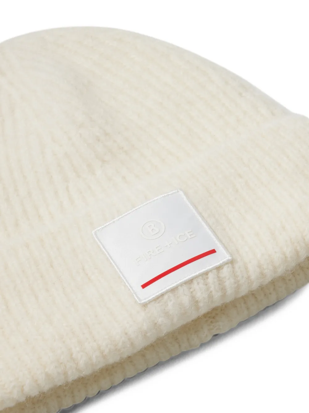 BOGNER FIRE+ICE Tuana logo-patch beanie hat Beige