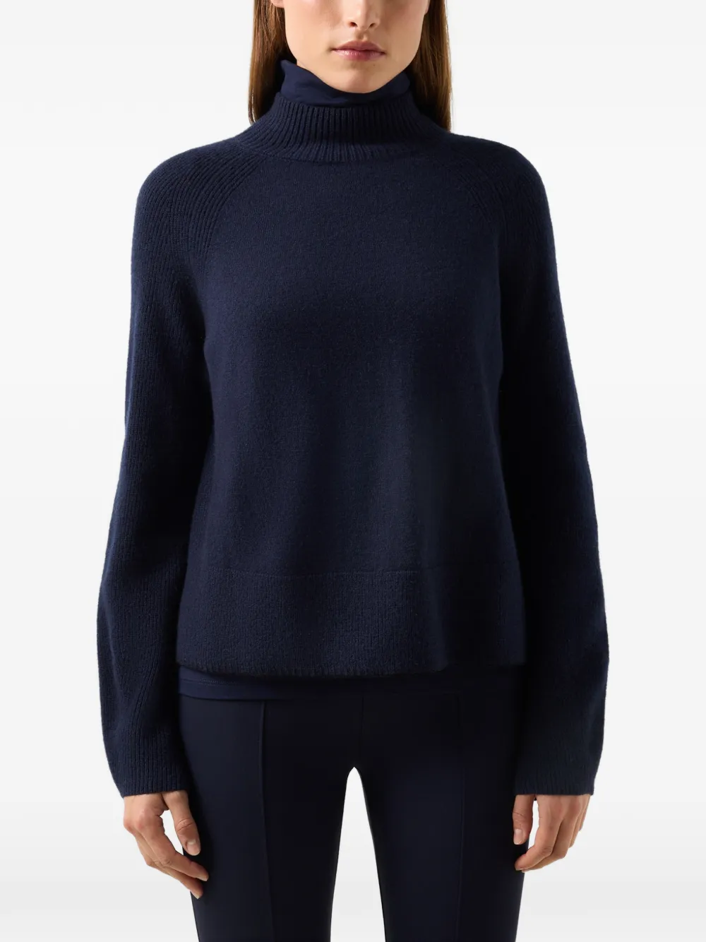 BOGNER Lena virgin-wool sweater Blauw