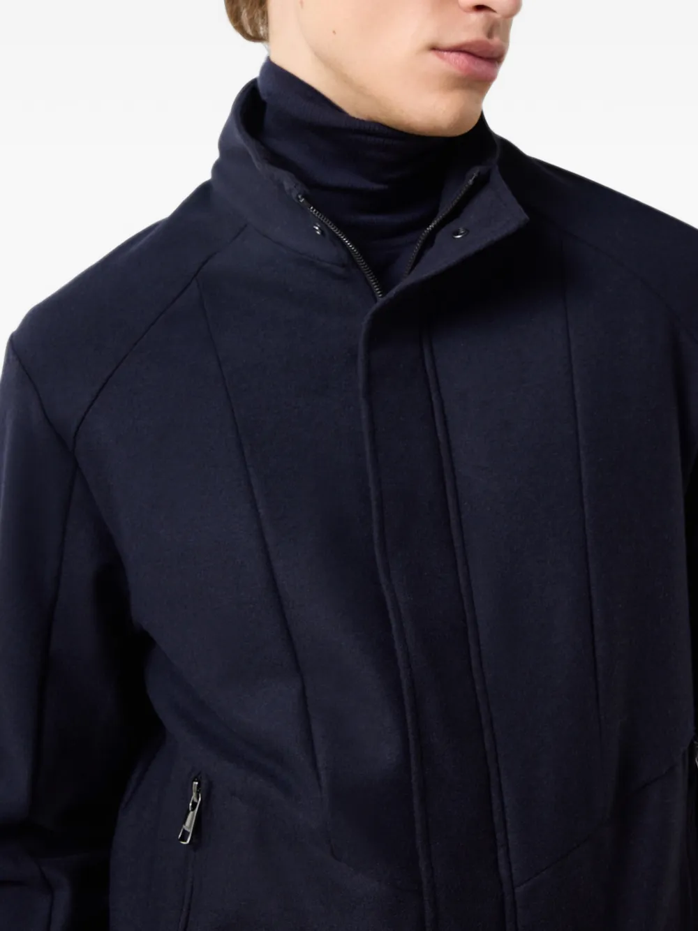 BOGNER Bradley flannel jacket Blauw