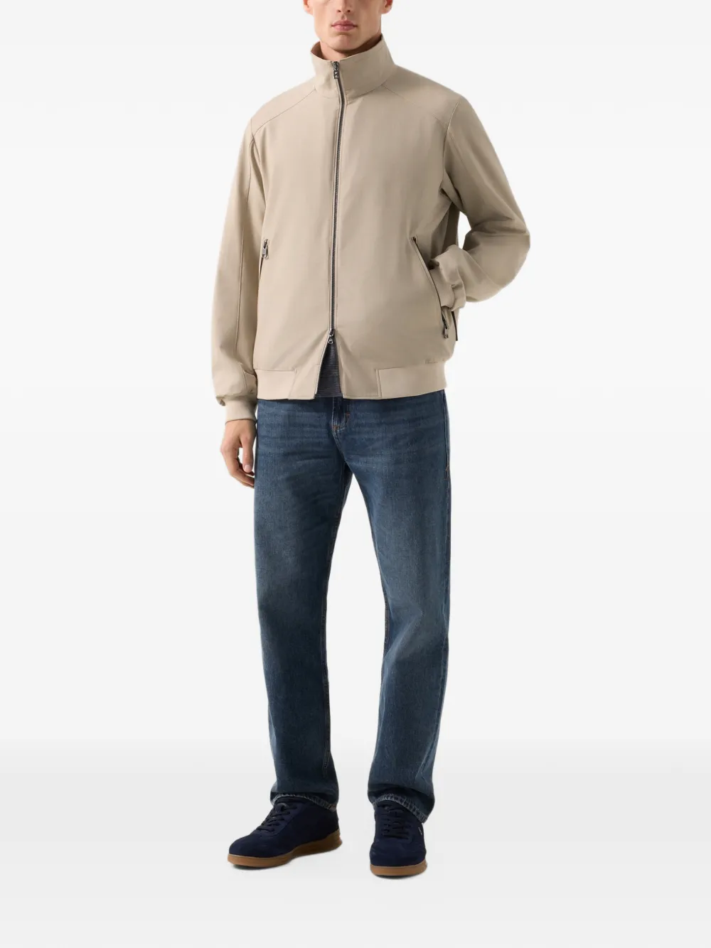 BOGNER Jonas zip-up blouson jacket Beige