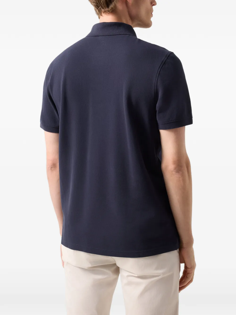 BOGNER Fion logo-print polo shirt Blauw