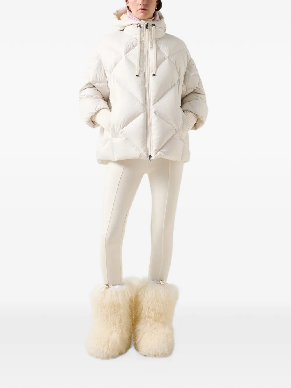 BOGNER Sheryl quilted down jacket Beige